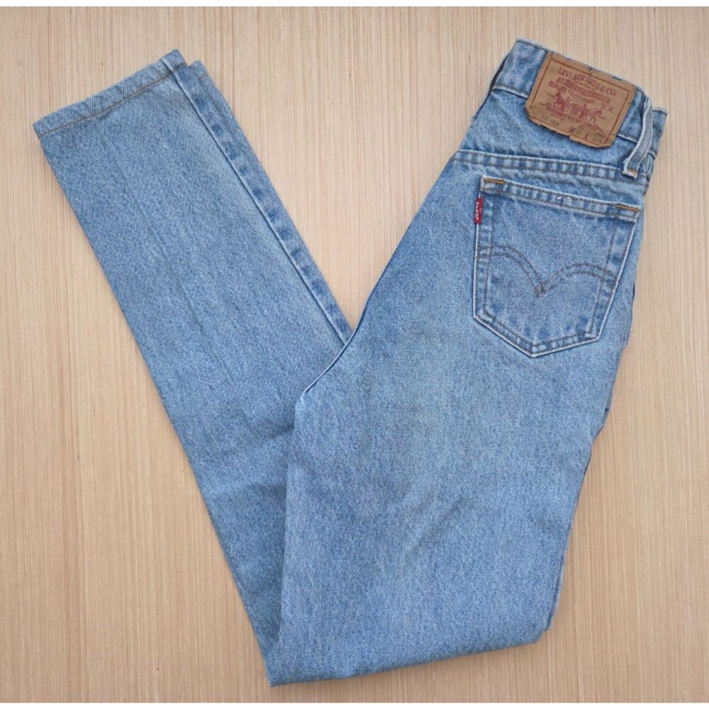 VTG Levi's 605-0294 Jeans Womens 25x31 High Rise Tapered Leg Denim USA 90s